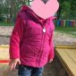 Куртка-жилетка бордовая с карманами на девочку 3-4г (р.96-104), б.у объявление Продам уменьшенное изображение 4