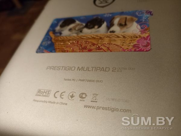 Планшет Prestigio Multipad PMP7280C рабочий бит сенсор объявление Продам уменьшенное изображение 