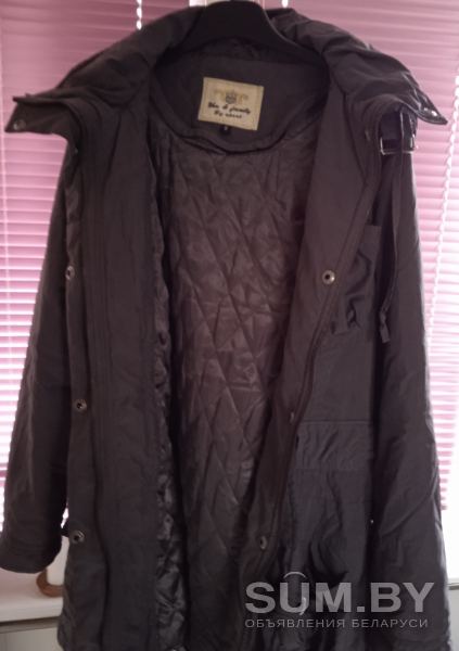 Пальто стильное, демисезонное с капюшоном, с съёмной подкладкой, женское, 48-50 (М) объявление Продам уменьшенное изображение 