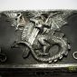 Шкатулка для драгоценностей серебряный дракон символ года тяжелая объявление Продам уменьшенное изображение 6