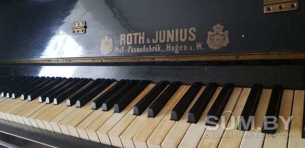 Старинное пианино 1924 года немецкое объявление Продам уменьшенное изображение 