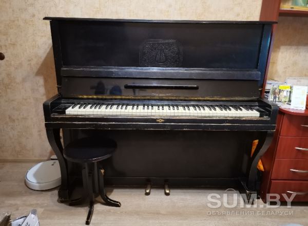 Пианино «Беларусь» с винтовым стулом объявление Продам уменьшенное изображение 