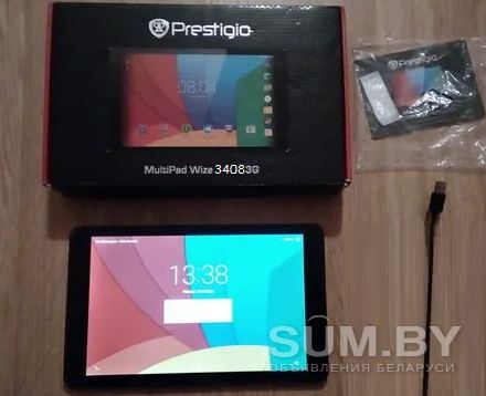 Планшет Prestigio Multipad 3408 8Gb 3G Ютуб Вайбер полный комплект объявление Продам уменьшенное изображение 