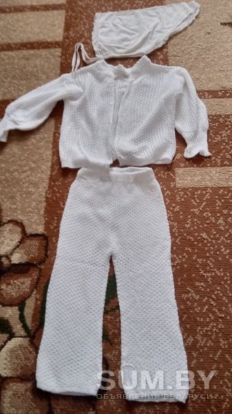 Детский костюмчик около года для крещения объявление Продам уменьшенное изображение 