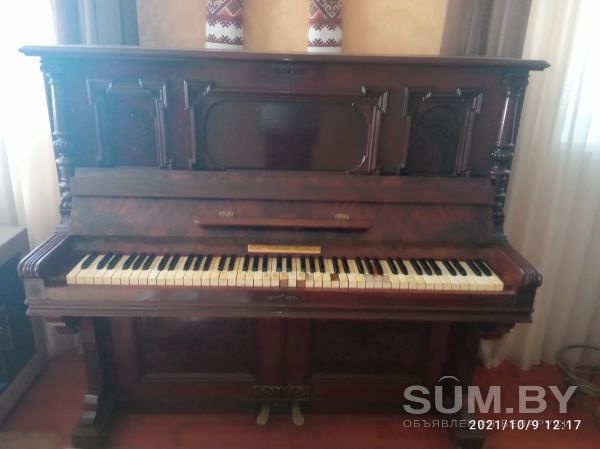 Продам фортепиано именное -антиквариат, более 100 лет.Номер 12259 C.J. Gebauhr Konigsbergi. Pr. Emil Trautmann Magdeburg объявление Продам уменьшенное изображение 