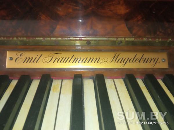 Продам фортепиано именное -антиквариат, более 100 лет.Номер 12259 C.J. Gebauhr Konigsbergi. Pr. Emil Trautmann Magdeburg объявление Продам уменьшенное изображение 