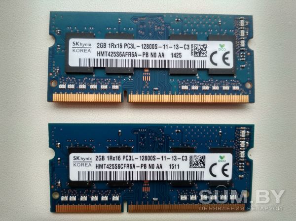 ОЗУ для ноутбука DDR3 2 Gb объявление Продам уменьшенное изображение 