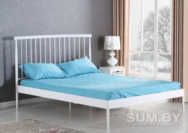 Кровать 160x200 металлическая с матрасом объявление Продам уменьшенное изображение 
