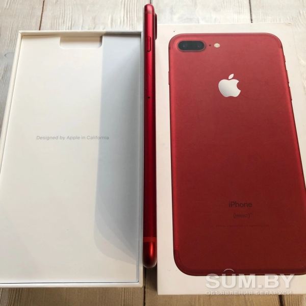 Apple iPhone 7 Plus +128GB RED (красный) объявление Продам уменьшенное изображение 