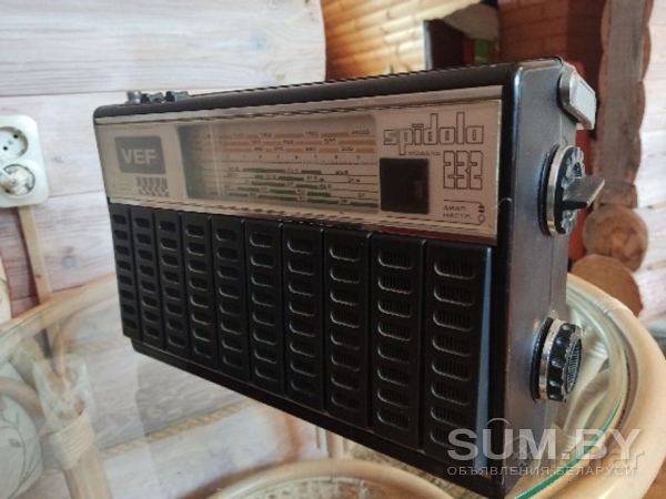 Переносной советский радиоприемник VEF spidola 232 объявление Продам уменьшенное изображение 