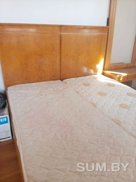 Кровать из массива, старинная, бу, добротная объявление Продам уменьшенное изображение 