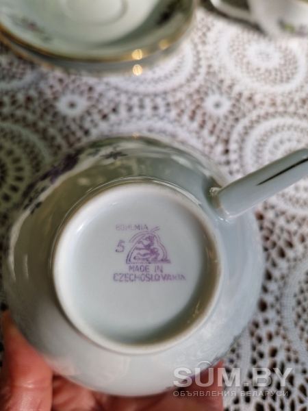 Фарфоровые чайные пары Bohemia объявление Продам уменьшенное изображение 