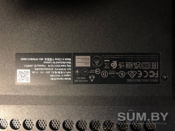 Игровой ноутбук Lenovo Legion 5, Ryzen 7 (5800H), RTX 3060 объявление Продам уменьшенное изображение 