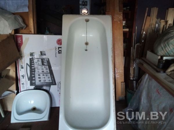 Продам ванну стальную 170 х 75 см б/у в хорошем состоянии объявление Продам уменьшенное изображение 