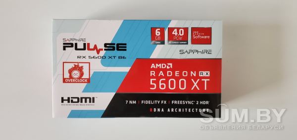 Видеокарта Sapphire RX 5600 XT 6GB AMD 5600xt объявление Продам уменьшенное изображение 