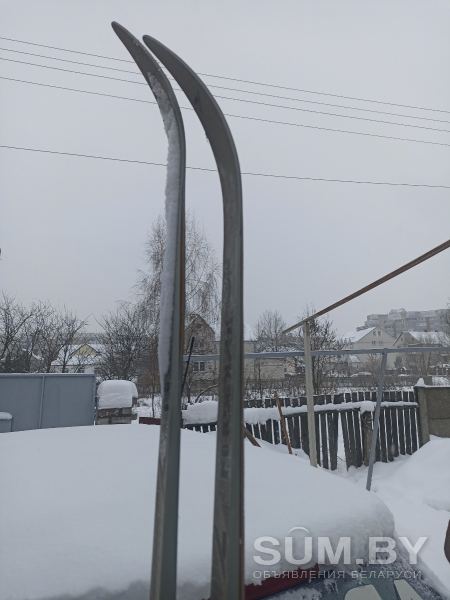 Лыжи совецкие телеханы 215 с креплением без палок объявление Продам уменьшенное изображение 