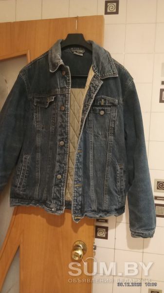 Куртка джинсовая на синтепоне р52-54 объявление Продам уменьшенное изображение 
