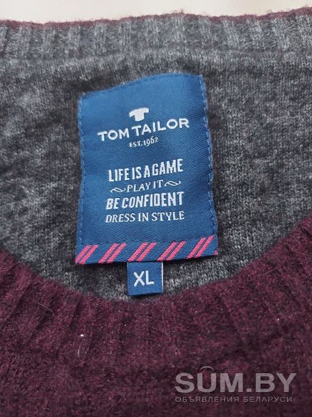 TOM TAILOR - Джемпер мужской шерстяной объявление Продам уменьшенное изображение 