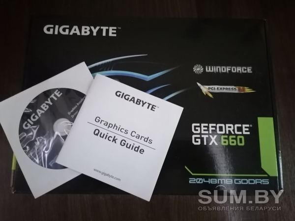 Видеокарта Gigabyte GeForce GTX 660 2GB объявление Продам уменьшенное изображение 
