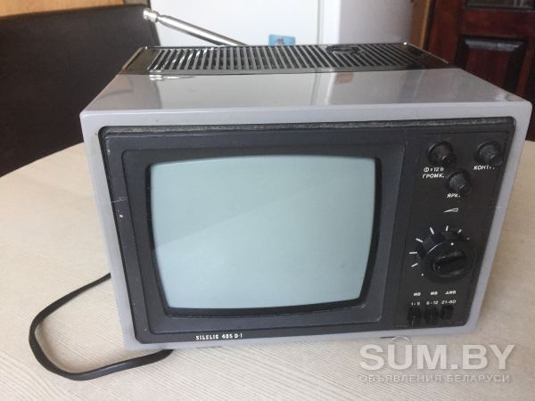 Малогабаритный телевизор Шилялис 405D1, СССР объявление Продам уменьшенное изображение 