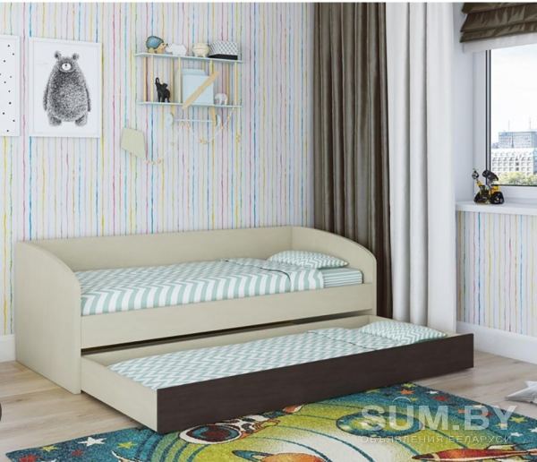 Выдвижная кровать 2в1 с матрасами объявление Продам уменьшенное изображение 