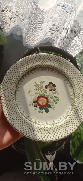 Винтажная тарелка Fleur de Lys, Ashworth bros объявление Продам уменьшенное изображение 