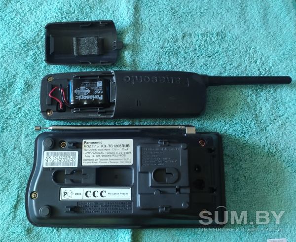 Блок питания 12V + Телефон Panasonic KX-TC1205RUB объявление Продам уменьшенное изображение 