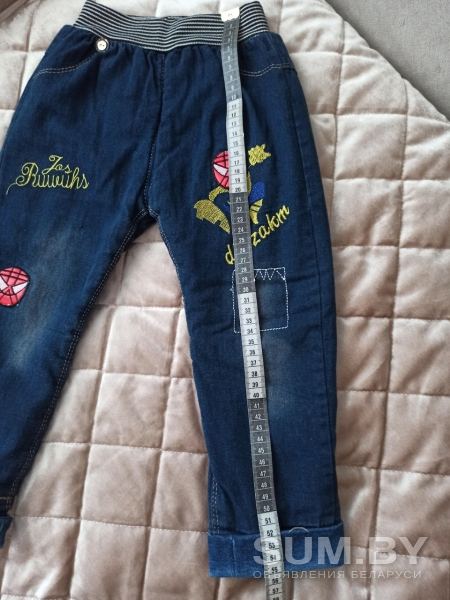 Продам джинсы утепленные для мальчика рост 92-98 объявление Продам уменьшенное изображение 