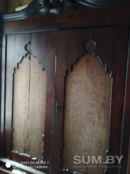 Шкаф из деревянного массива 19 век