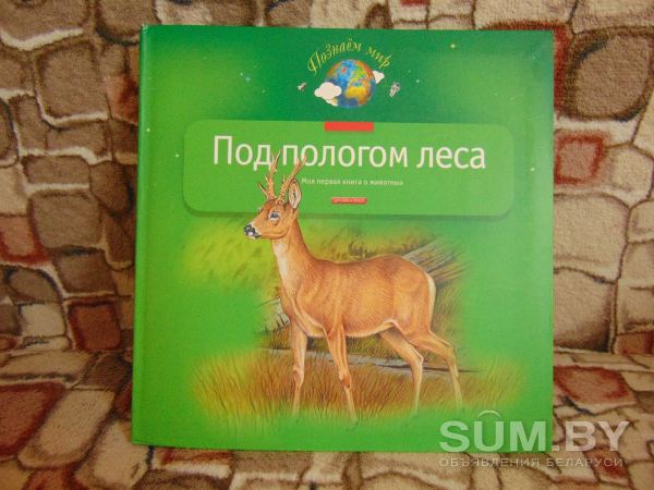 Детская книга: Под пологом леса. Моя первая книга о животных объявление Продам уменьшенное изображение 