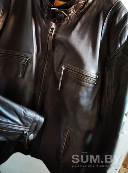 Куртка/косуха кожаная мужская 48 M/50 L AVIATRIX объявление Продам уменьшенное изображение 