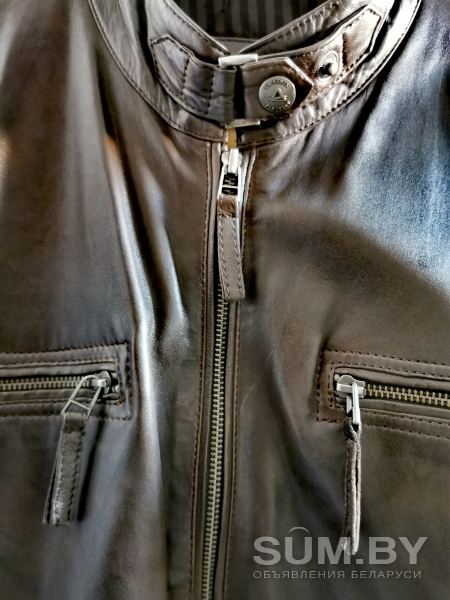 Куртка/косуха кожаная мужская 48 M/50 L AVIATRIX объявление Продам уменьшенное изображение 