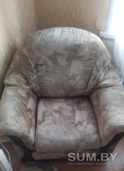 Мягкий уголок( диван и кресло)цену снижана объявление Продам уменьшенное изображение 