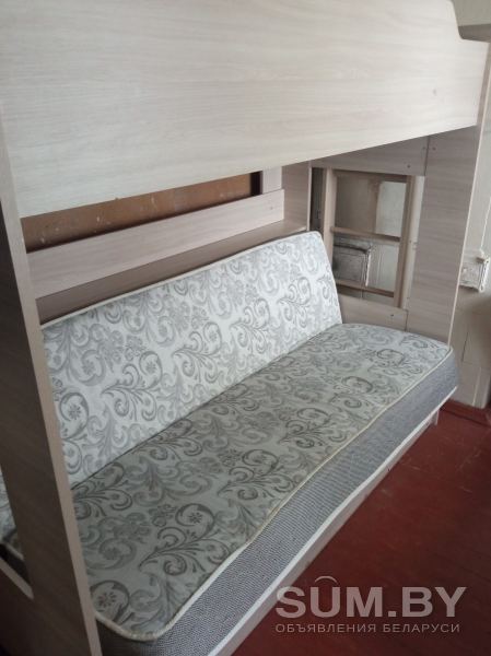Двухъярусная кровать с диван-кроватью Прованс объявление Продам уменьшенное изображение 