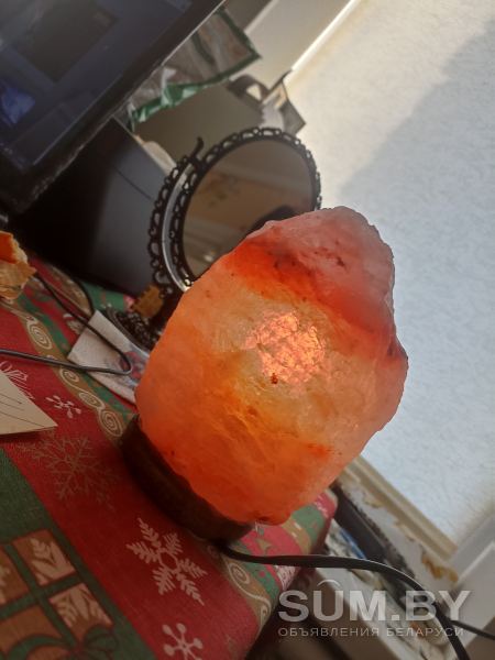 Лампа светильник солевой очиститель ночник объявление Продам уменьшенное изображение 