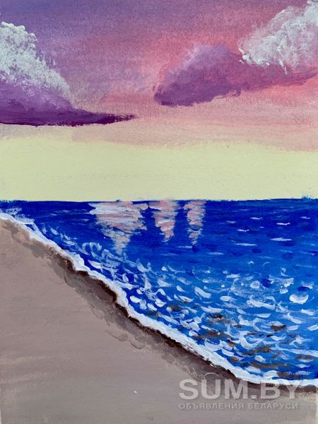 Картина «Пляж на закате»