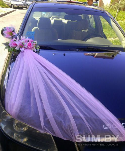 Свадебные украшения на машину с цветами объявление Услуга уменьшенное изображение 