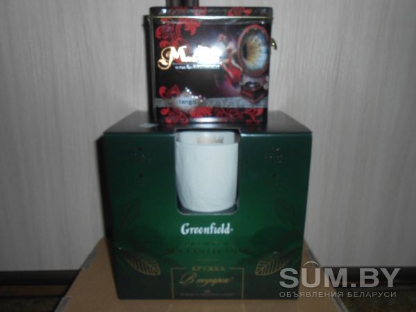 Подарочный чай с кружкой и Чай в музыкальной шкатулке НОВЫЕ объявление Продам уменьшенное изображение 