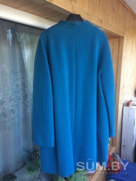 Пальто Electrastyle женское демисезонное, бирюзового цвета, размер 50-52 объявление Продам уменьшенное изображение 