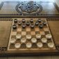 Шахматы и нарды 2в1 авторская ручная работа из дерева объявление Продам уменьшенное изображение 3