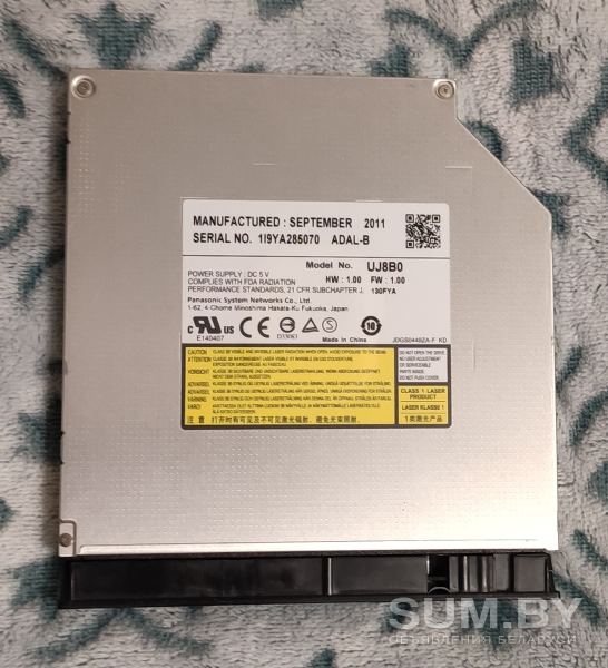 DVD привод дисковод для ноутбука slimline SATA объявление Продам уменьшенное изображение 
