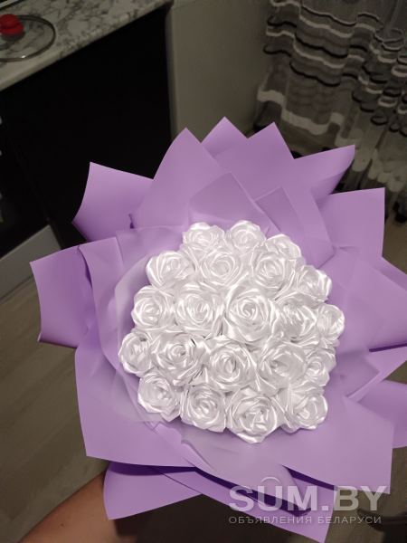 Букет роз из атласных лент объявление Продам уменьшенное изображение 