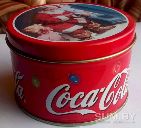 Баночка Coca-Cola металлическая со свечой объявление Продам уменьшенное изображение 