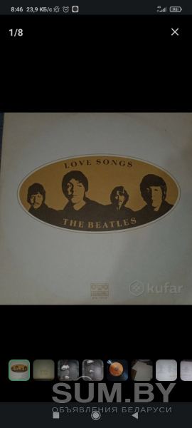 Виниловая пластинка the Beatles объявление Продам уменьшенное изображение 