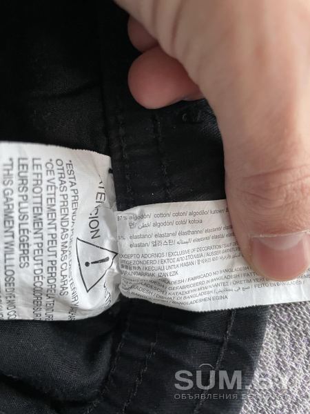 Штаны Pull&Bear черные S объявление Продам уменьшенное изображение 