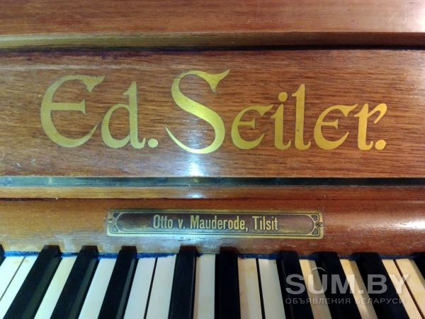 Антикварное пианино «Ed.Seiler», Германия, 1900-1910 гг объявление Продам уменьшенное изображение 