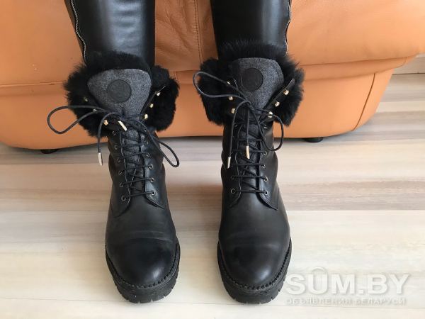 Натуральные зимние ботинки Massimo Dutti объявление Продам уменьшенное изображение 