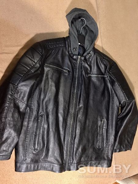 Продам куртку (эко-кожа) большого размера объявление Продам уменьшенное изображение 