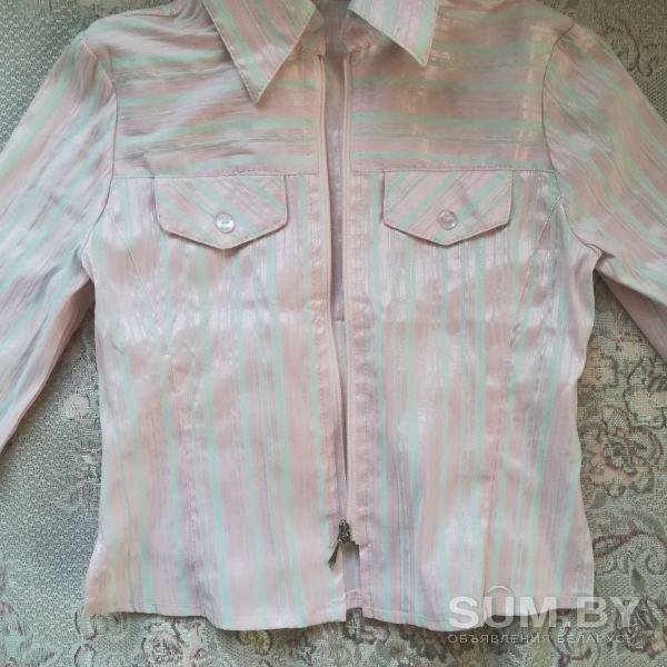 Блуза розовая перламутровая «Калинка» 10руб объявление Продам уменьшенное изображение 
