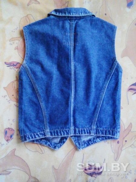 Костюм (жилет и юбка) джинсовый 14руб объявление Продам уменьшенное изображение 